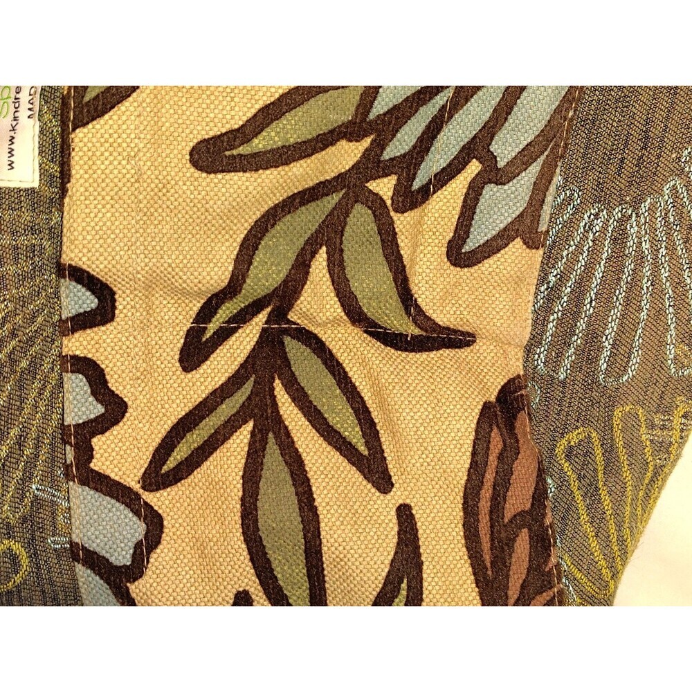 Vintage Kindred Spirit Style Floral Chenille Tapestry Tote Bag Boho Made in USA - Picture 12 of 12